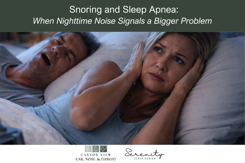 Snoring and Sleep Apnea: When Nighttime Noise Signals a Bigger Problem